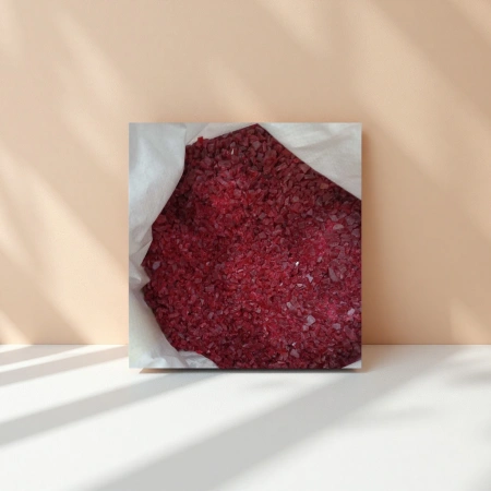 DIY handcrafted accessories for red crushed crystal particle decorative materials DIY handcrafted accessories for red crushed crystal particle decorative materials